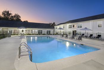 Resort-style swimming pool